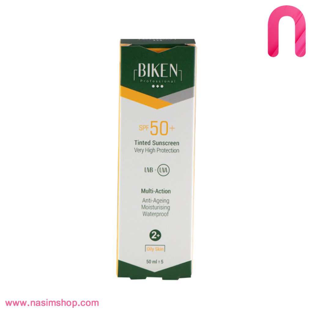 کرم ضد آفتاب رنگی بیکن SPF50 مناسب پوست چرب +2
