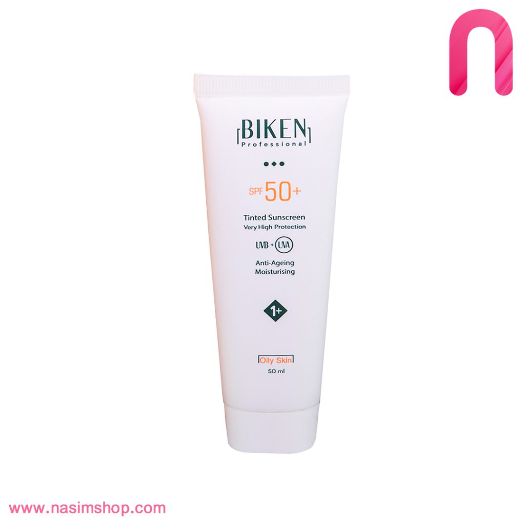 کرم ضد آفتاب رنگی بیکن SPF50 مناسب پوست چرب +12