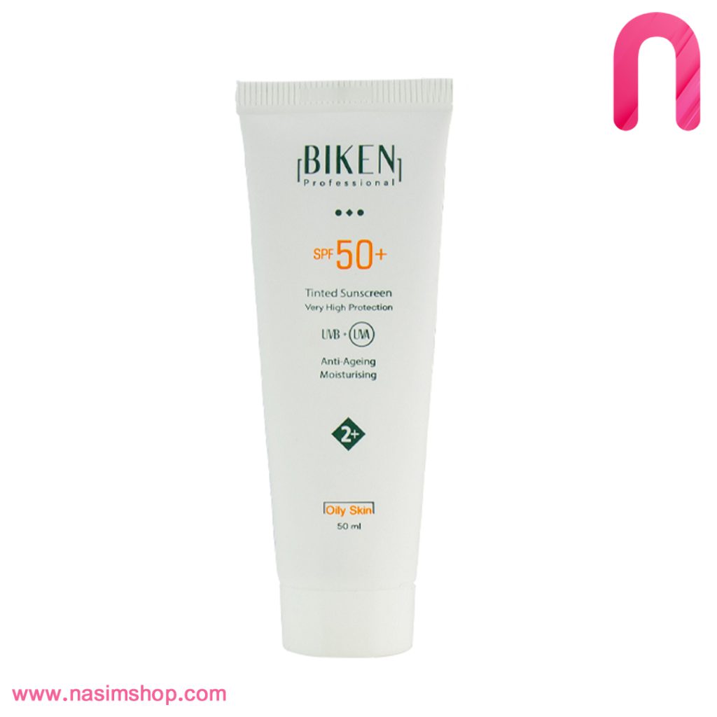کرم ضد آفتاب رنگی بیکن SPF50 مناسب پوست چرب +2-2