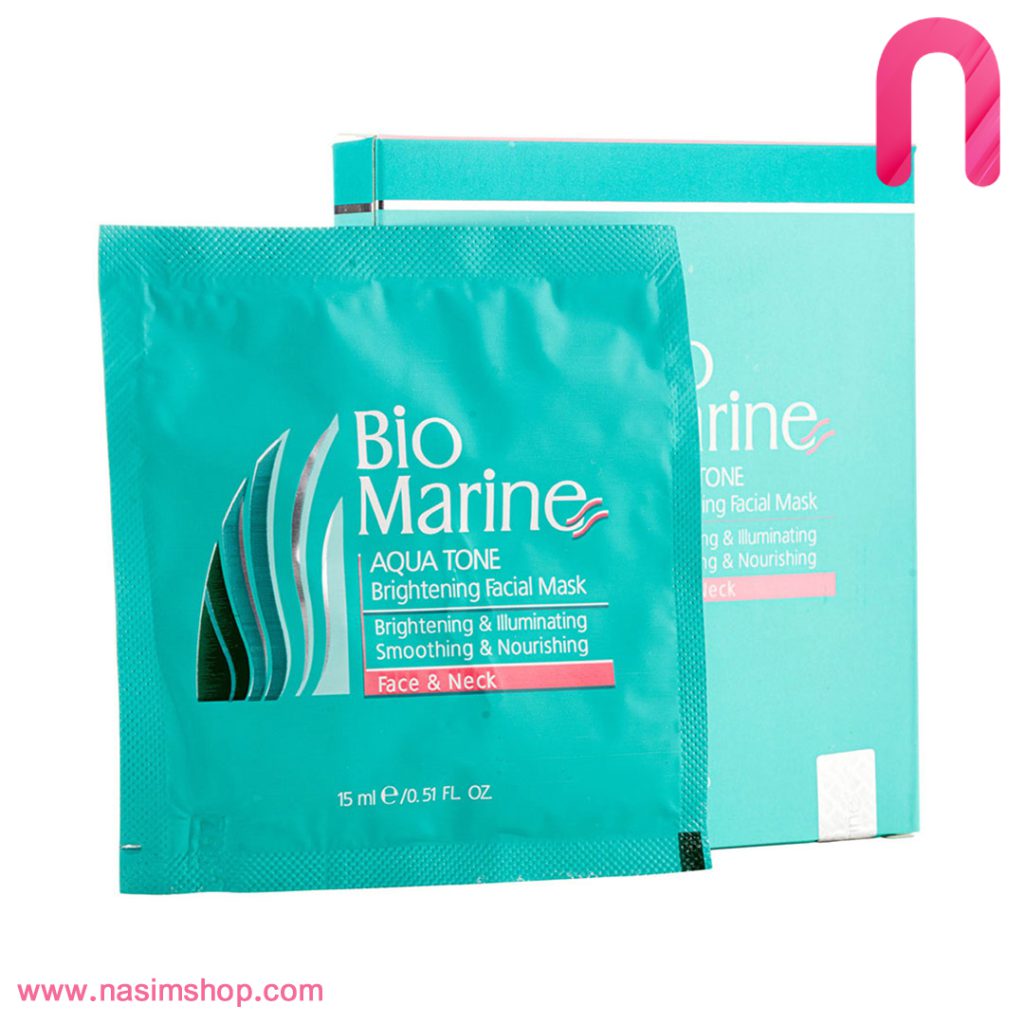 ماسک ساشه ای روشن کننده Aqua Tone بایومارین 3 عددی