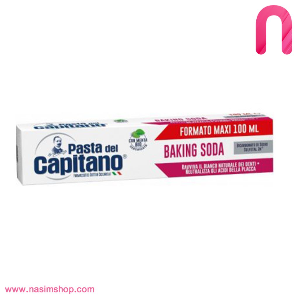 خمیر دندان پاستا دل کاپیتانو مدل Baking soda