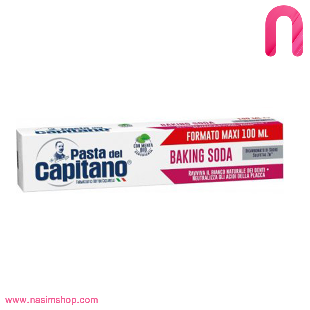 خمیر دندان پاستا دل کاپیتانو مدل Baking soda