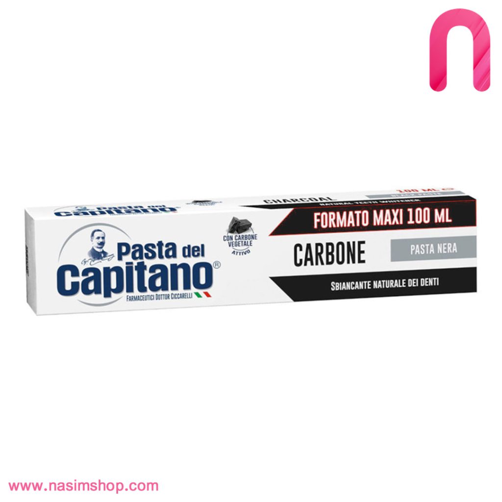 خمیر دندان پاستا دل کاپیتانو مدل Carbone