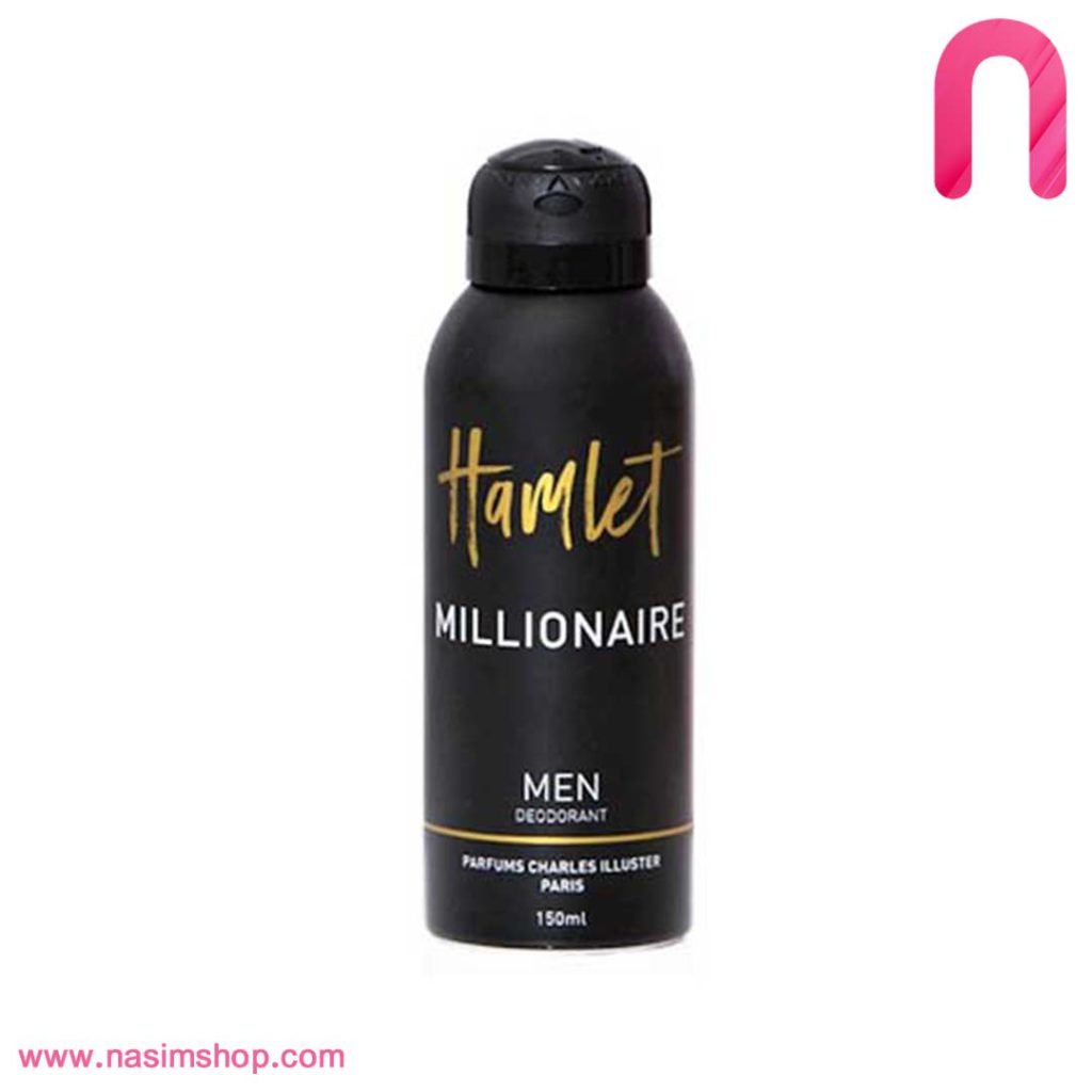 اسپری بدن hamlet مدل Millionaire