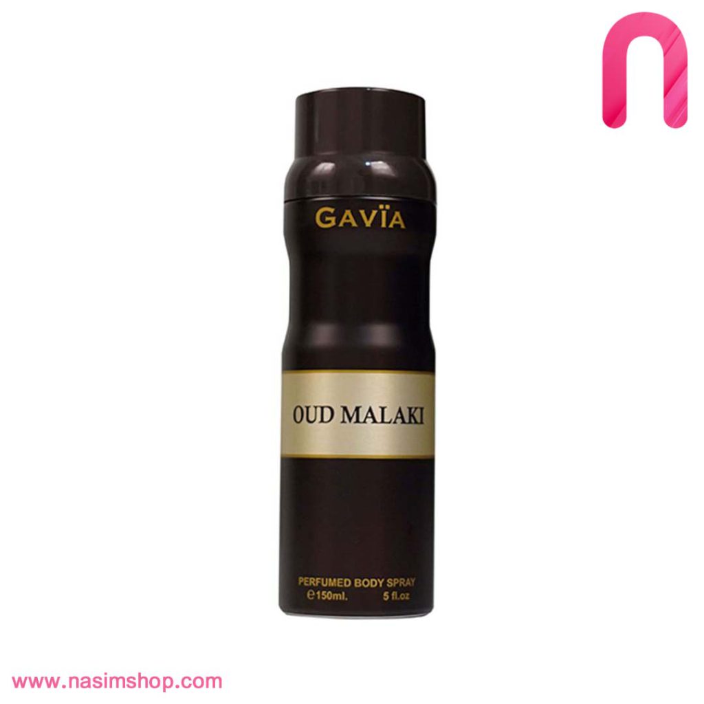 اسپری بدن مردانه Gavïa مدل Oud Malaki