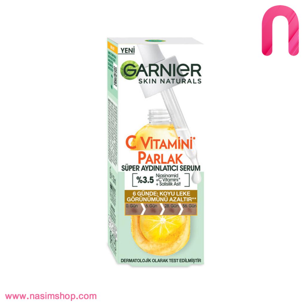 سرم ویتامین سی گارنیر ضد لک و روشن کننده 3.5% GARNIER vitamin C