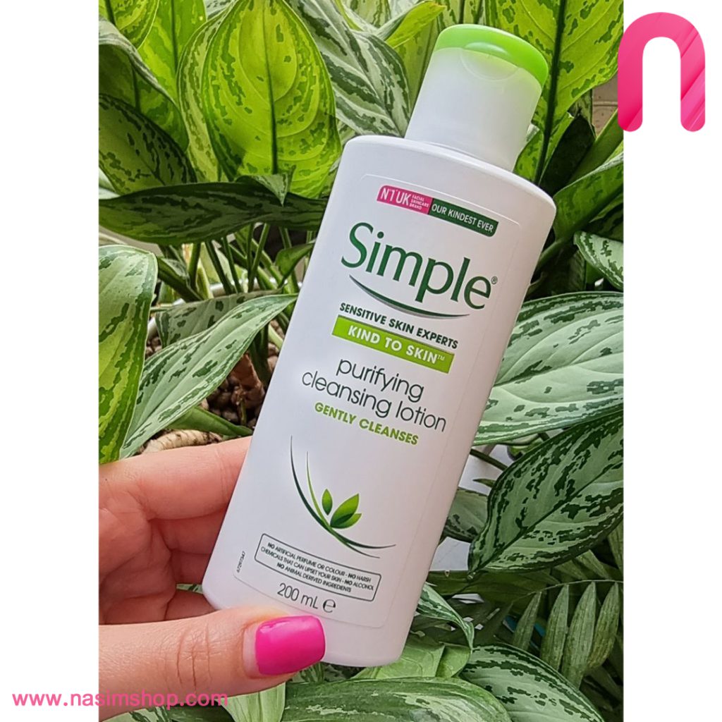 لوسیون پاک کننده آرایش (شیرپاک کن) سیمپل Simple حجم 200 میل
