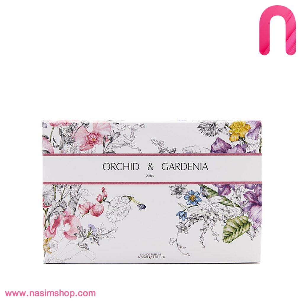 عطر دوقلو زنانه زارا مدل گاردنیا و ارکید حجم 180 میلی لیتر Gardenia and Orchid
