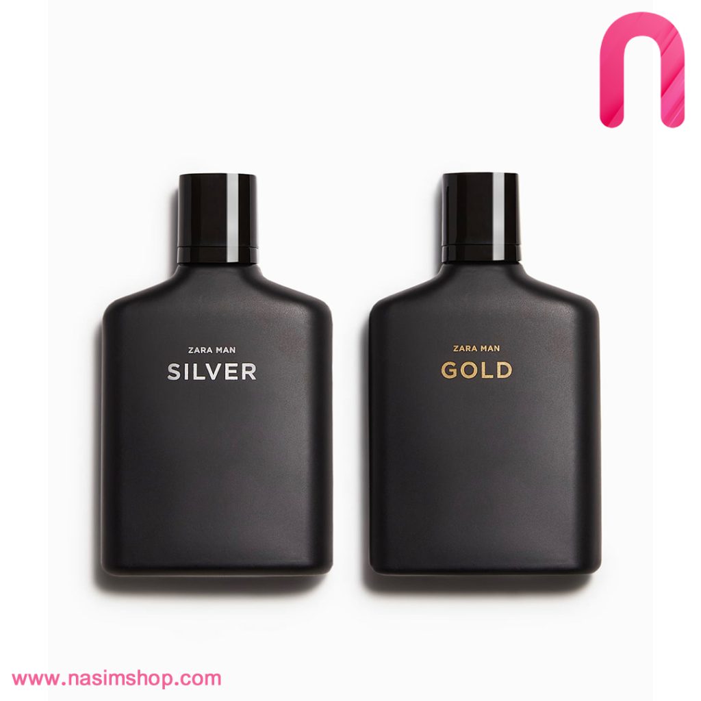 ست ادکلن مردانه دوقلوی زارا سیلور گلد 100 میل Zara Man Silver Gold