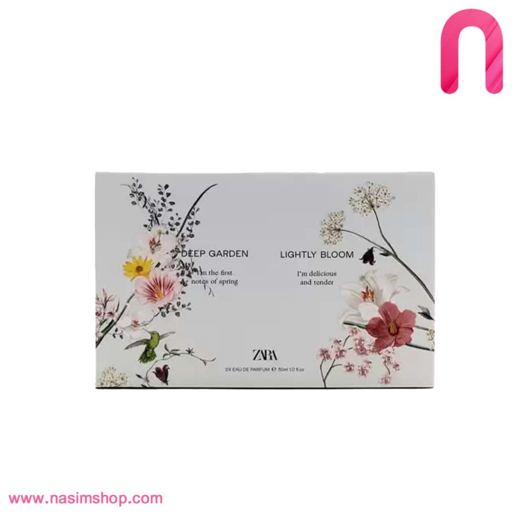 ست دوتایی ادکلن 30 میل زارا مدل Deep Garden & Lightly Bloom