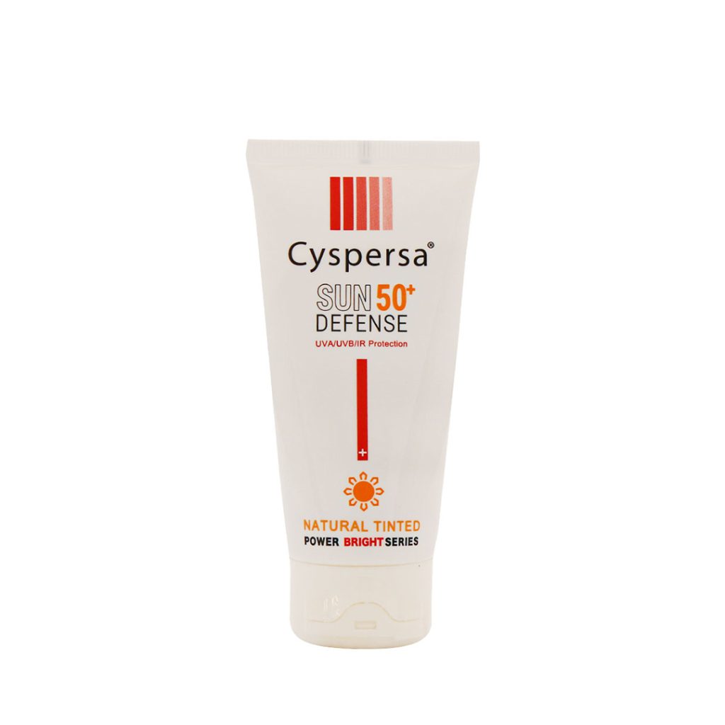 کرم ضد آفتاب رنگی روشن کننده SPF50 سیسپرسا 50 میلی لیتر