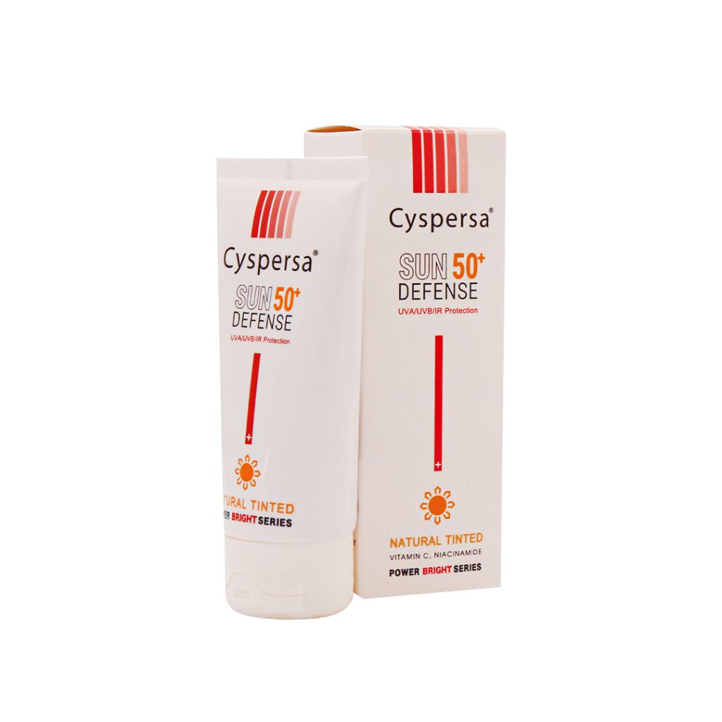 کرم ضد آفتاب رنگی روشن کننده SPF50 سیسپرسا 50 میلی لیتر
