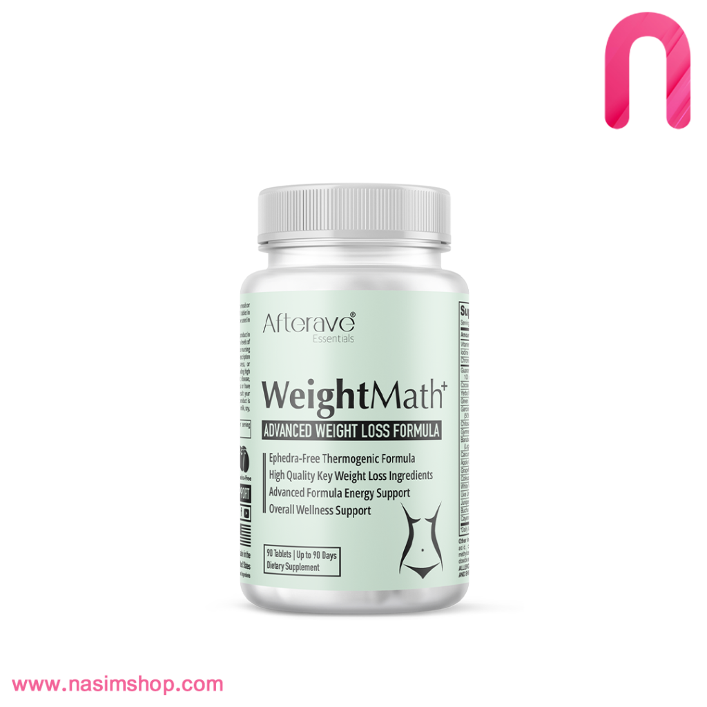 مکمل لاغری افترایو مدل +Weight Math بسته 90 عددی