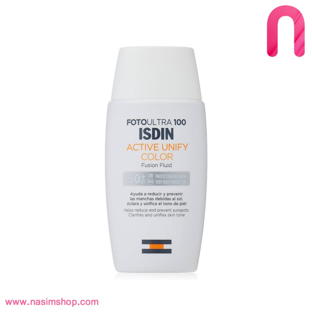 ضد آفتاب و ضد لک رنگی ایزدین ISDIN Foto Ultra 100 Active Unify COLOR SPF 50