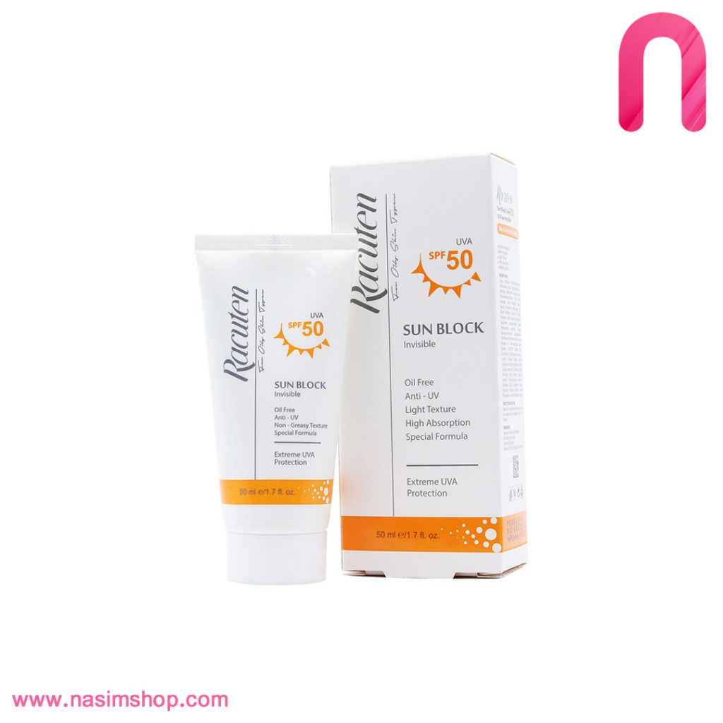 کرم ضد آفتاب پوست چرب و مختلط راکوتن (SPF 50)