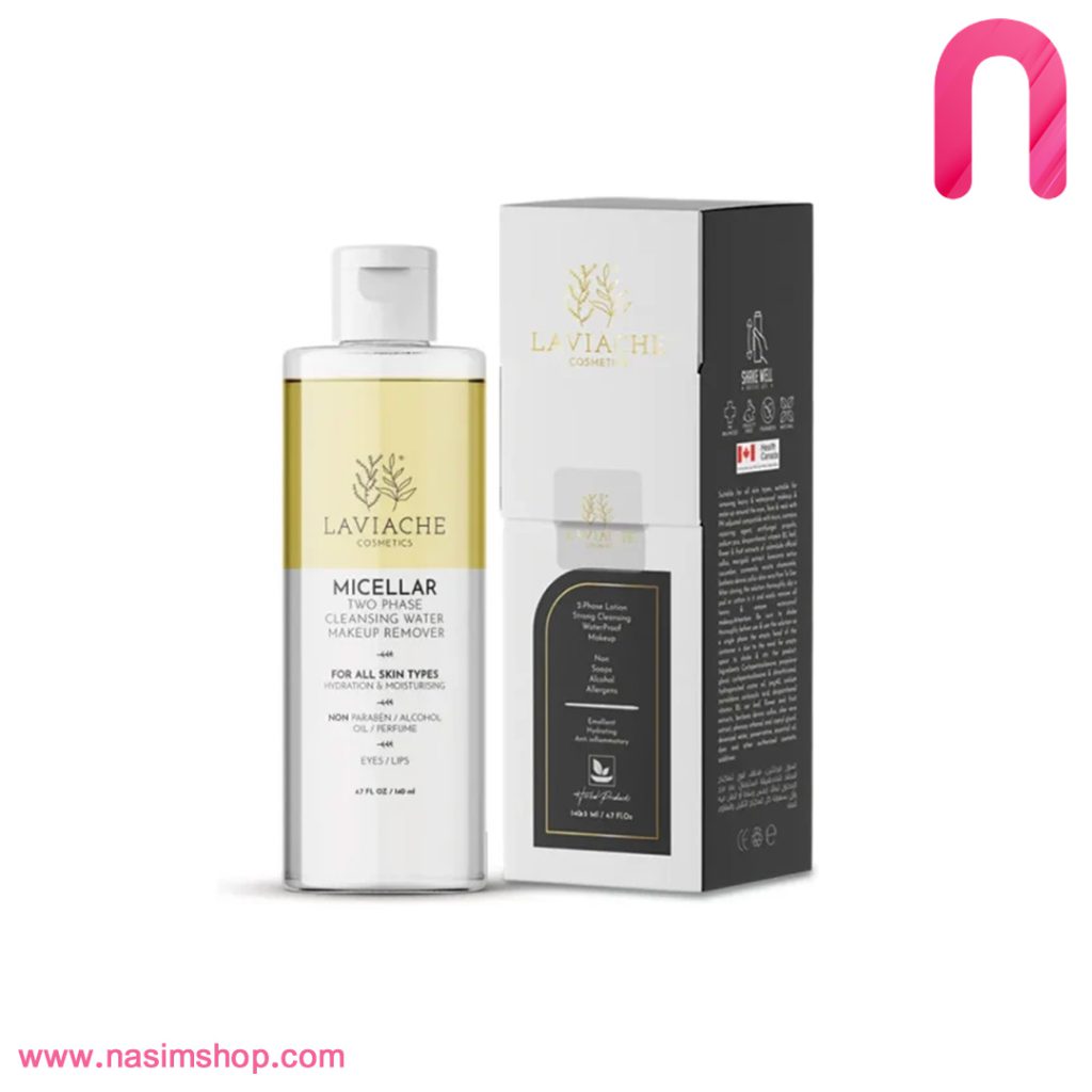 میسلار واتر دو فاز چشم و لب لاویاچه 140 ml
