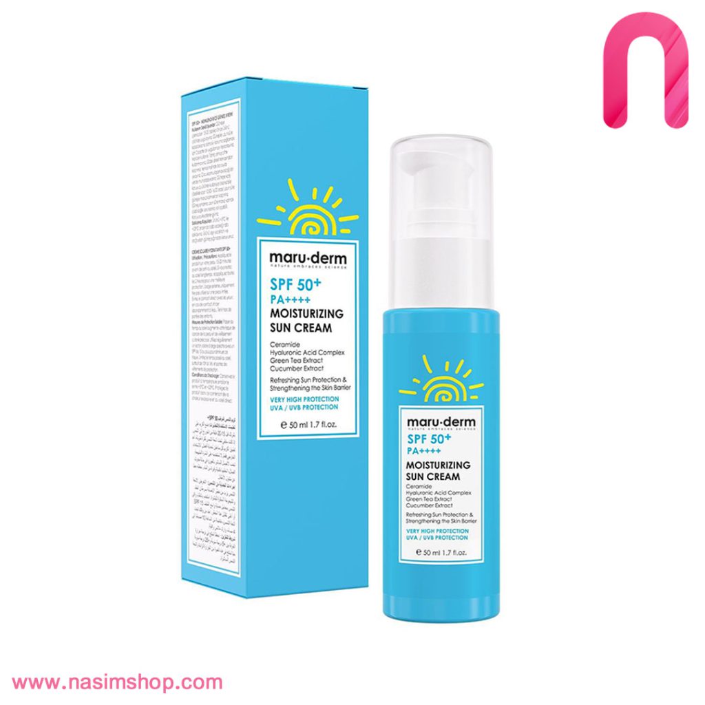 کرم ضد افتاب SPF 50+ و مرطوب کننده مارودرم