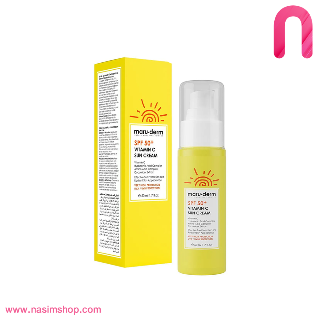 ضد آفتاب spf 50+ ویتامین c مارودرم