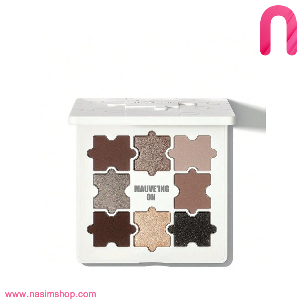 پالت سایه چشم مدل جزی جیگساو رنگ MAUVE'ING ON شیگلم