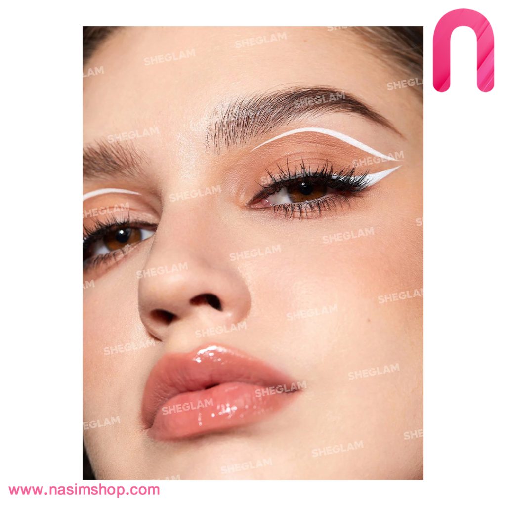 خط چشم سفید شیگلم دو سر مدل Wing It