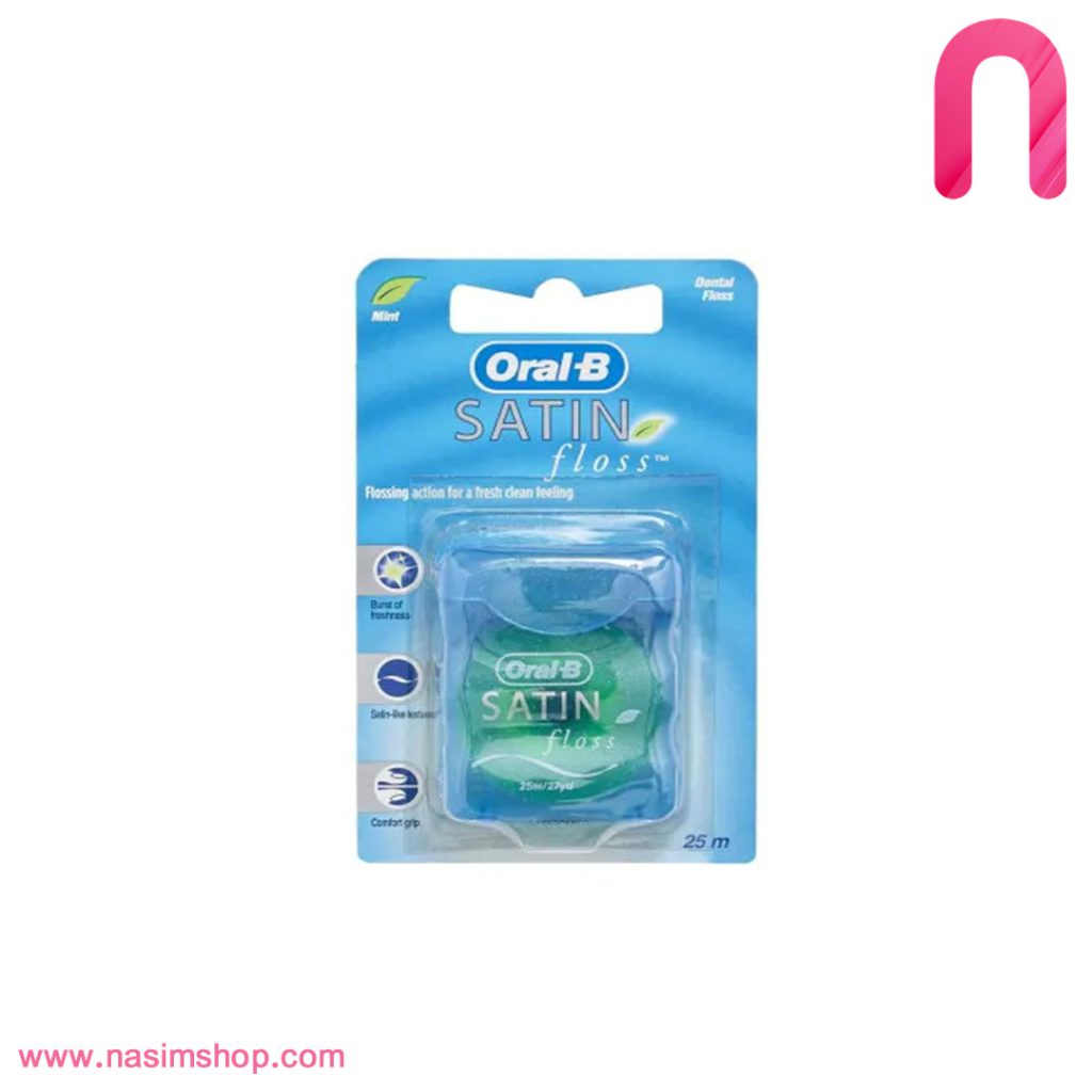 نخ دندان اورال بی مدل satin floss