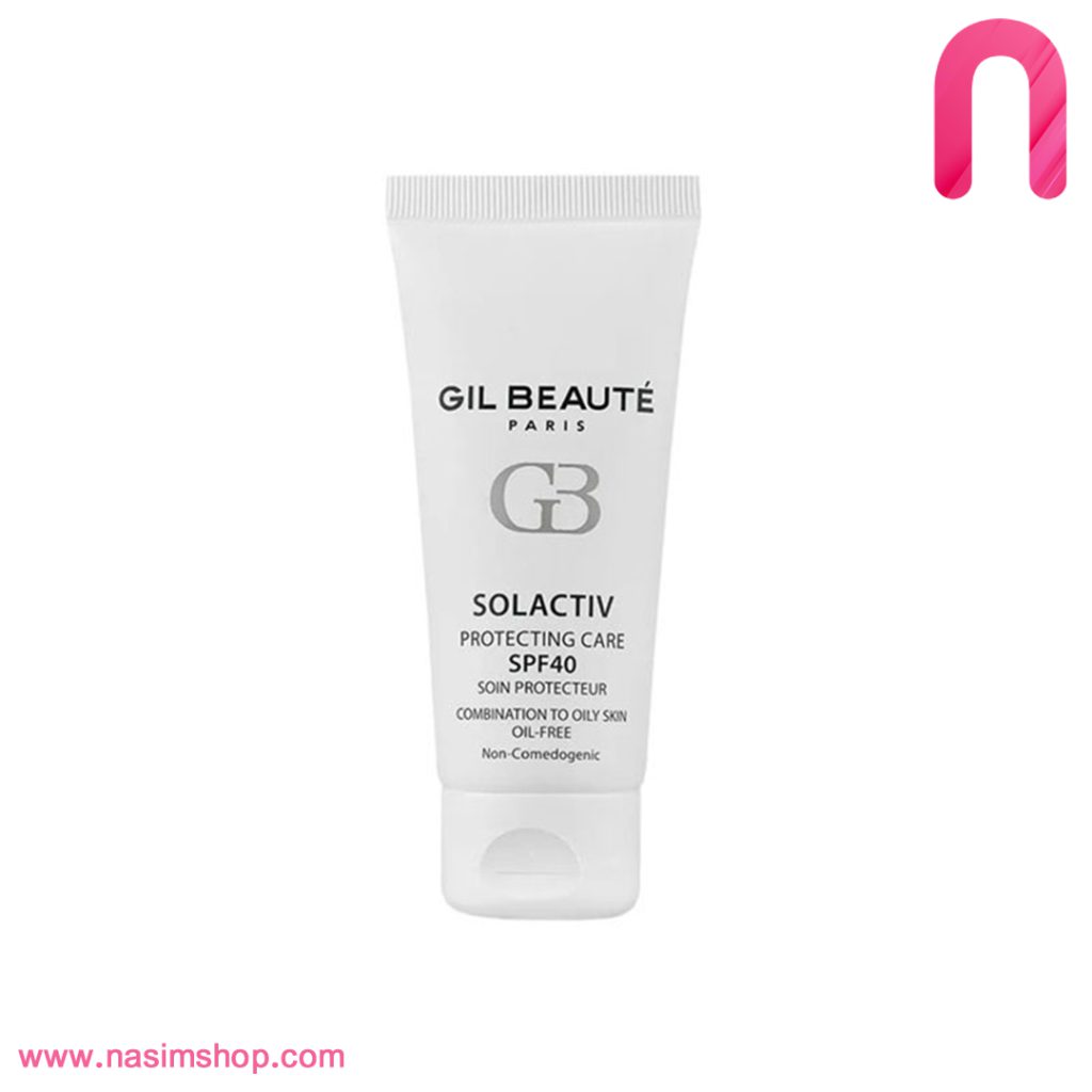 ضدآفتاب SPF40 ژیل بوته مدل Solactive مناسب پوست چرب