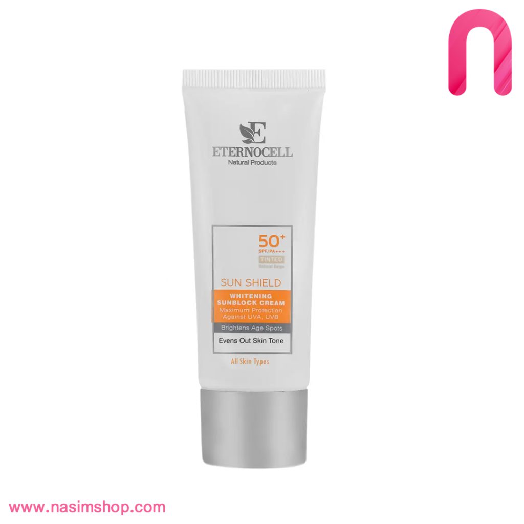 کرم ضد آفتاب پوست لک دار SPF50 اترنوسل بژ طبیعی