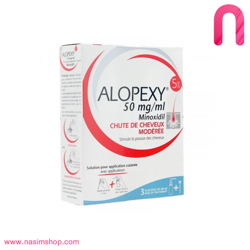 محلول رشد موی سر آقایان آلوپکسی Alopex 5%