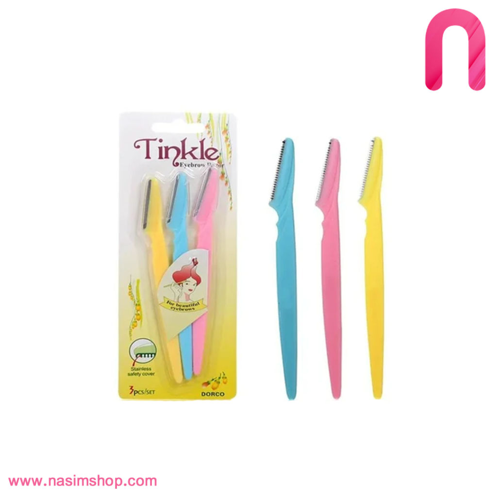 تیغ اصلاح ابرو بسته ۳ عددی Tinkle 