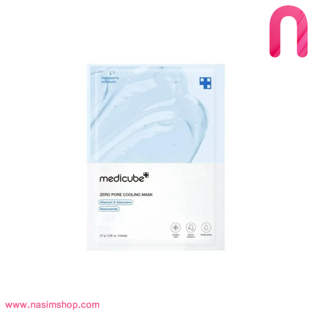 ماسک ورقه ای خنک کننده مدی کیوب مدل Zero pore